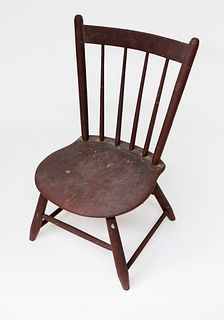 Nantucket Made Child's Windsor Side Chair, early 19th Century