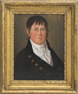 Oil on Canvas "Portrait of Captain Levi Starbuck"