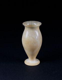 Whaleman Made Turned Whale Ivory Jigger Cup, circa 1860