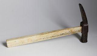 Whaler Made Whalebone and Steel Hammer, circa 1850