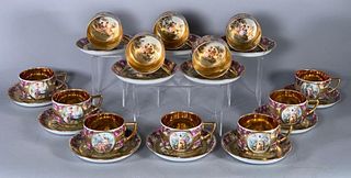 Twelve Rosenthal Vienna Austria Cups and Saucers
