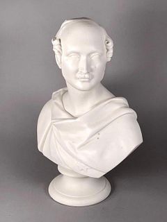 Parian Porcelain Bust of Prince Albert