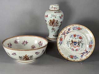 Three Pieces of Samson Porcelain