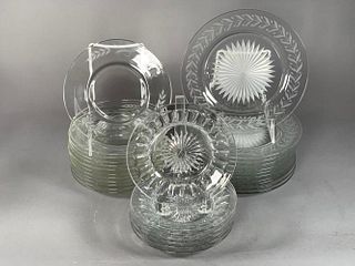 Assorted Crystal Plates