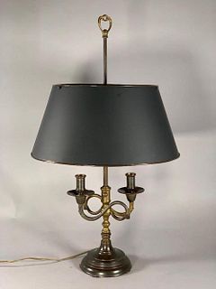 Bronze Bouillotte Style Table Lamp