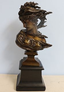A. D. Saibas Signed And Dated 1870 Bronze