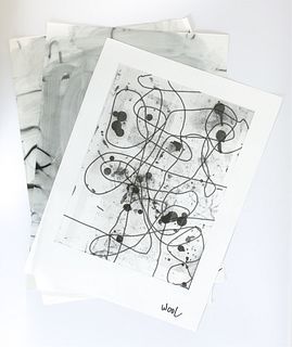 Christopher Wool, Group of 3 Lithographs, Signed