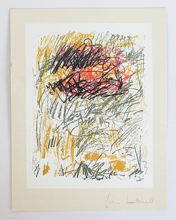 Joan Mitchell, Flower III, Lithograph, Hand Signed