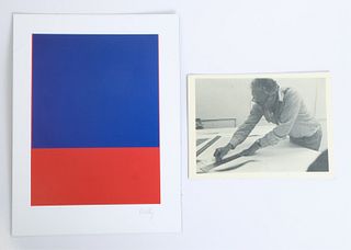 Ellsworth Kelly, Offset Lithograph (2) Signed