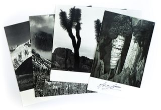 Ansel Adams, Group 4 Lithographs, Signed