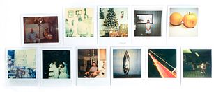 Group, 11 Andy Warhol Polaroids w/ Estate Stamp