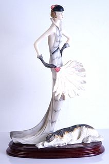 Italian Figural Sculptural Group, A. Santini