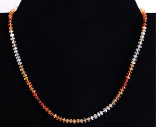 14K Natural Opal Bead Necklace