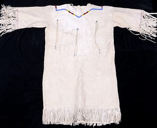 Montana Crow Beaded Women's Dress c. 1950