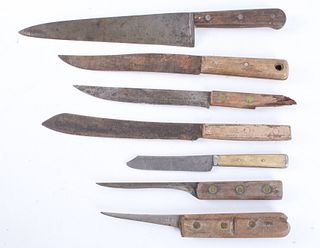 Early American Indian Trade Knives Collection 1800