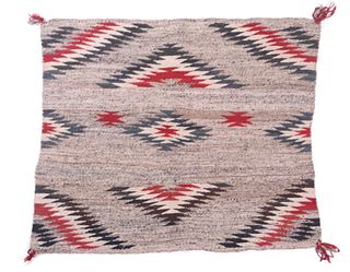 Navajo Third Phase Chief's Pattern Blanket c. 1950