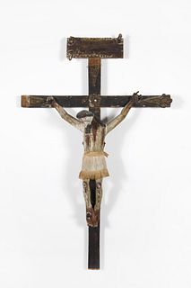 Mexican Colonial, Cristo Crucifcado, 18th c.