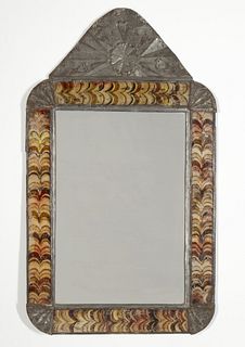 New Mexico, Tin Frame with Mirror, ca. 1900