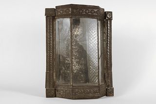 Mexico, Tin Nicho with Glass Sides, ca. 1900