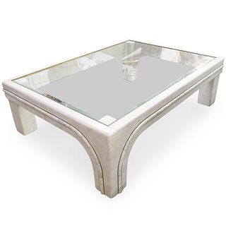 Maitland Smith Tessellated Marble Coffee Table