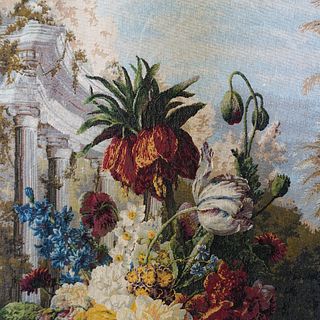 Tapestry Art de Lys "Bouquet Exotique SS Animaux"