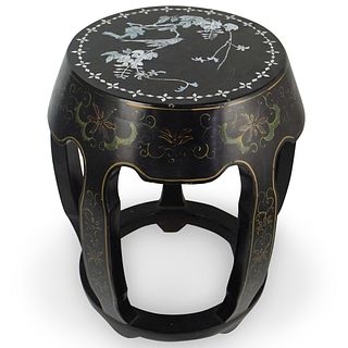 Chinese Mother Of Pearl Drum Stool