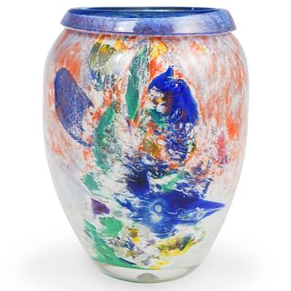 Jean Claude Novaro Glass Blown Vase