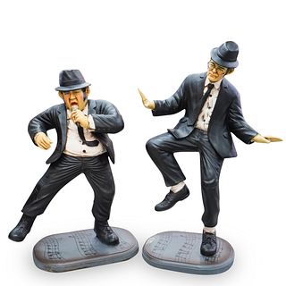 (2 Pc) Blues Brothers Resin Sculpture
