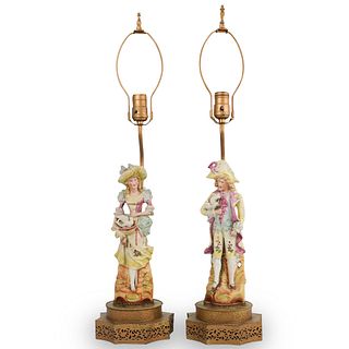 Pair Of Figural Lamps