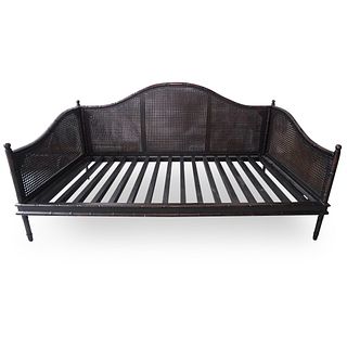 Bamboo Motif Cane Daybed