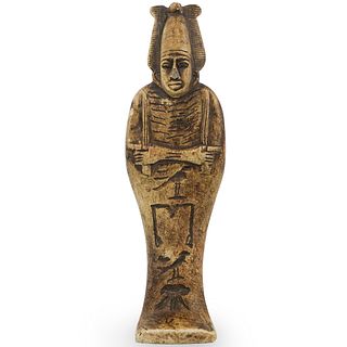 Egyptian Carved Stone Burial Figure