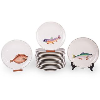 18 Villeroy & Boch "Atlantic" Porcelain Plates