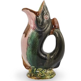 Porcelain Salmon Pitcher