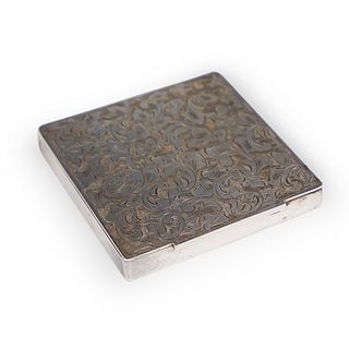 Sterling Silver Compact Case