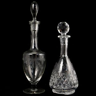 (2 Pc) Crystal Decanter Grouping