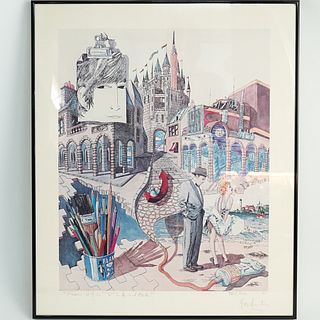 Yves Martin Signed Lithograph