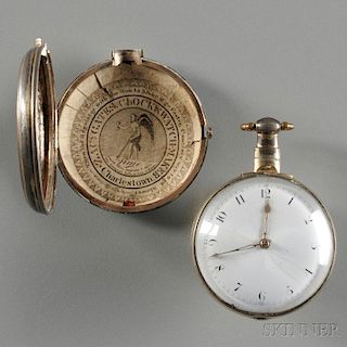 Thomas Worsfold Gilt Pair-cased Watch with Zacheus Gates Paper