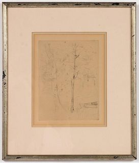 Berthe Morisot "Boat by the River" AAA Etching