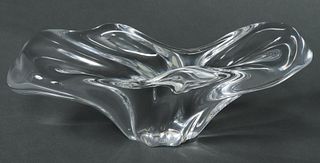 Baccarat Art Glass Freeform Dish