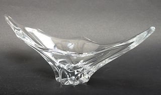 Baccarat Crystal Freeform Centerpiece Bowl