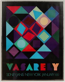 Victor Vasarely 1966 Exhibition Poster