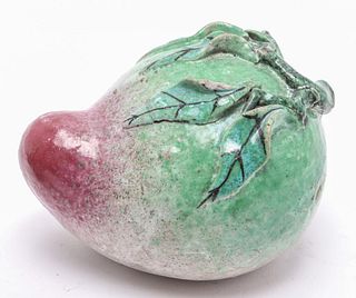 Chinese Glazed Ceramic Altar Fruit