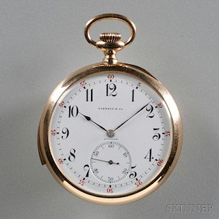 Tiffany & Company 18kt Gold Open Face Minute-repeater