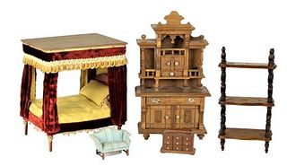 Collection of Bedroom Doll House Furniture