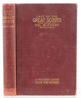 1899 Last of the Great Scouts by Helen Wetmore