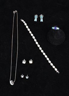 Navajo Sterling Silver & Opal Jewelry Collection