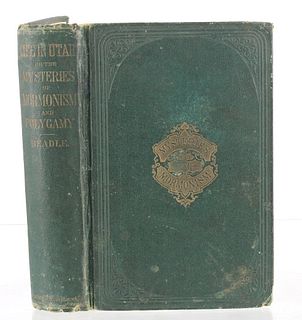 1870 1st Ed. Mysteries and Crimes of Mormonism