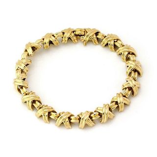 Tiffany & Co. Link 18k Yellow Gold Bracelet
