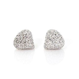Chopard 2.00ct Diamond 18k White Gold Earrings