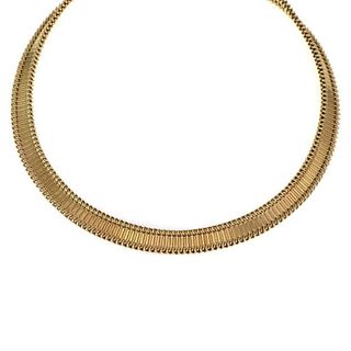 Cartier 18k Yellow Gold 10mm Wide Necklace